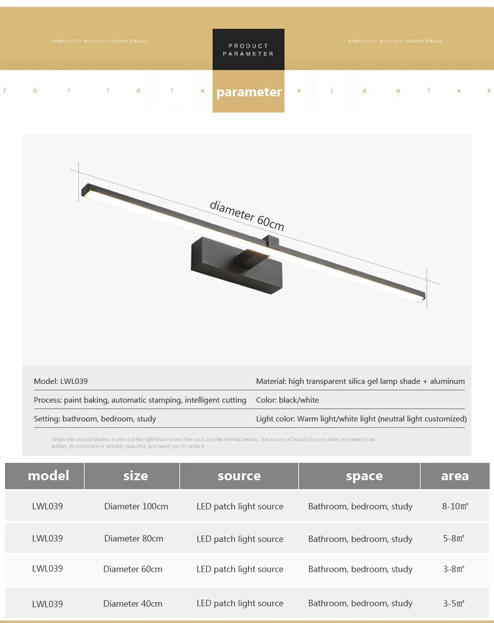 Modern LED Wall Light