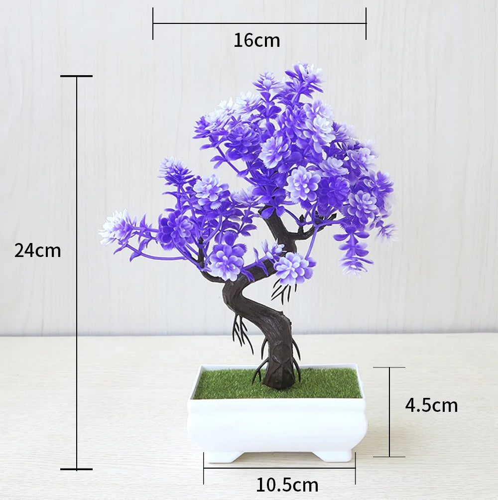 Potted Bonsai Artificial Plant