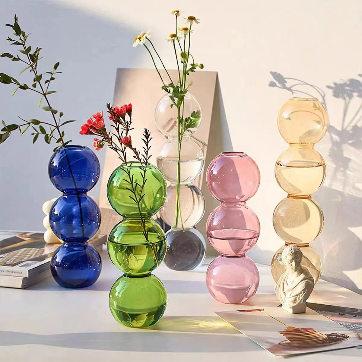 Nordic Glass Bubble Vase