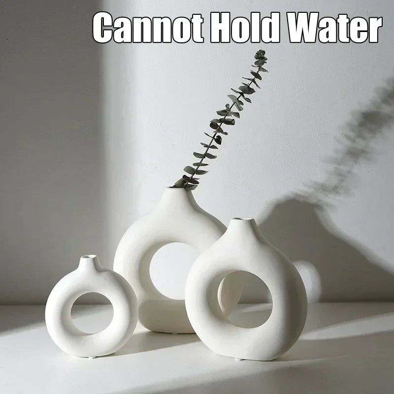 Imitation Vase(Pure White/Black)