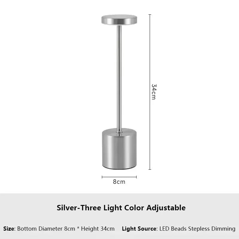 Retro LED Table Lamp Touch Dimmable Desk Lamp