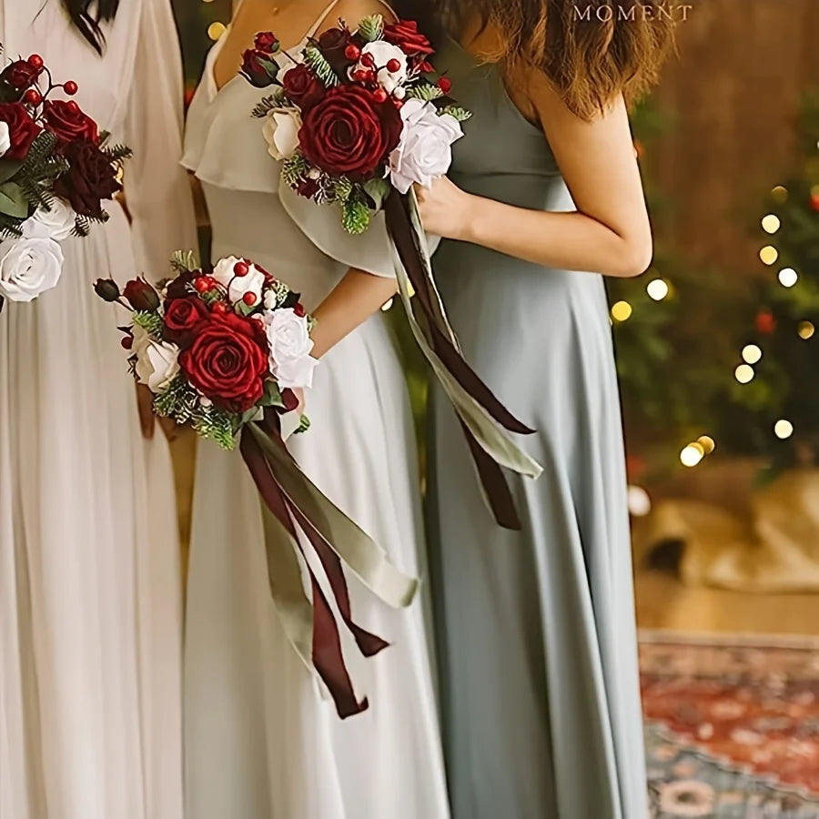 25pcs Artificial Rose Stems(DIY Bouquets)