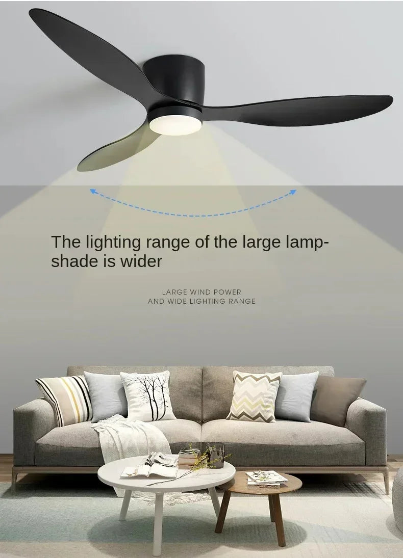 Remote Ceiling Fan &  LED Light