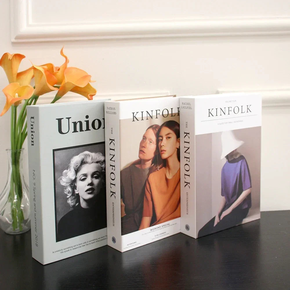 3-Pcs Fashion Fake Book Set (Decoration)