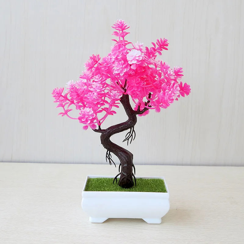 Potted Bonsai Artificial Plant