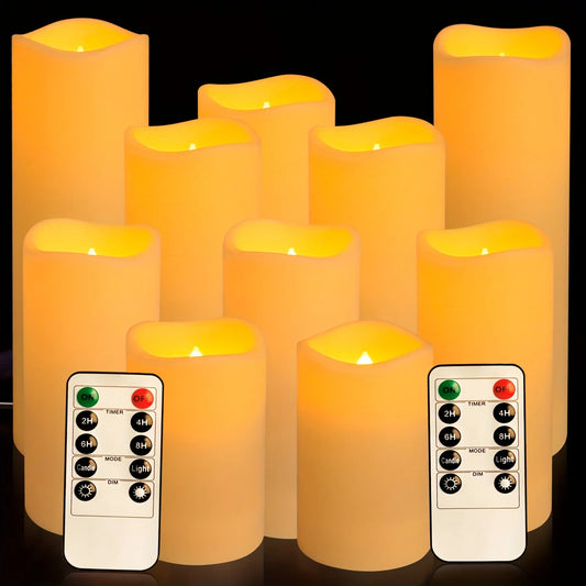 Waterproof Flameless Candles with Remote