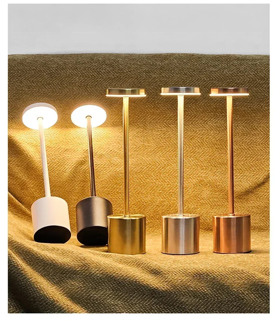 Retro LED Table Lamp Touch Dimmable Desk Lamp