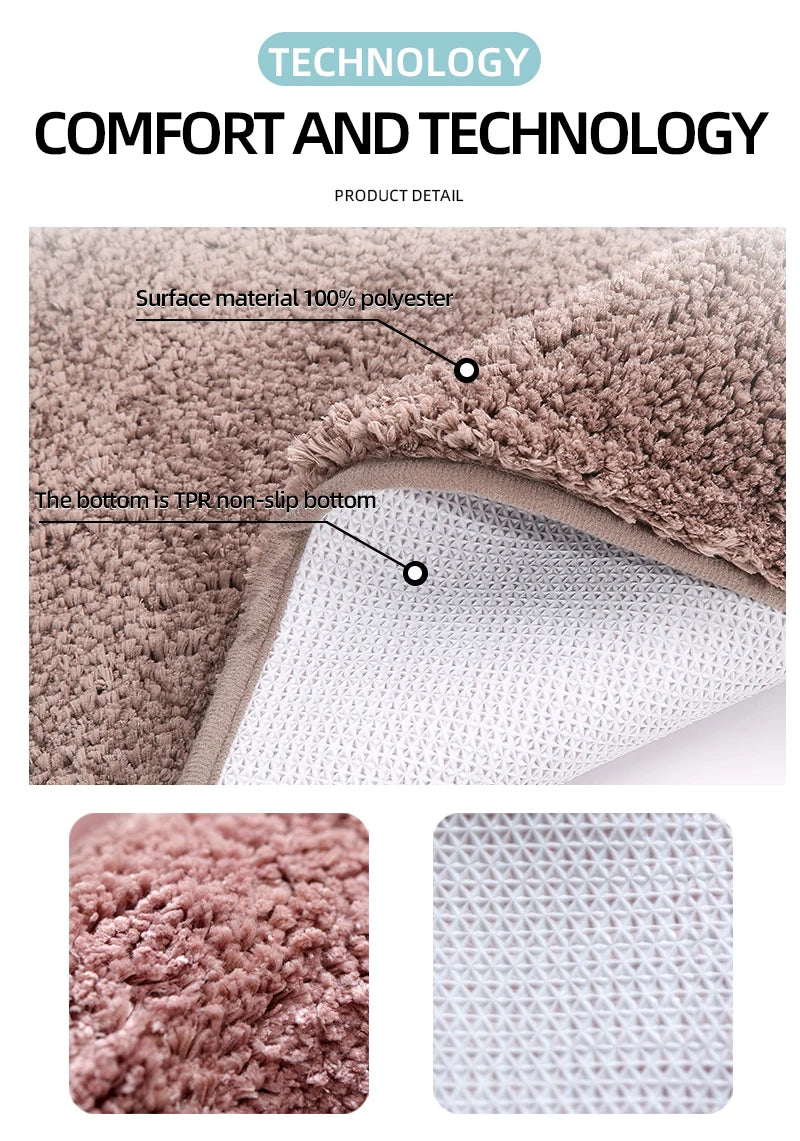 Ultra-Soft Non-Slip Rug & Water Absorber