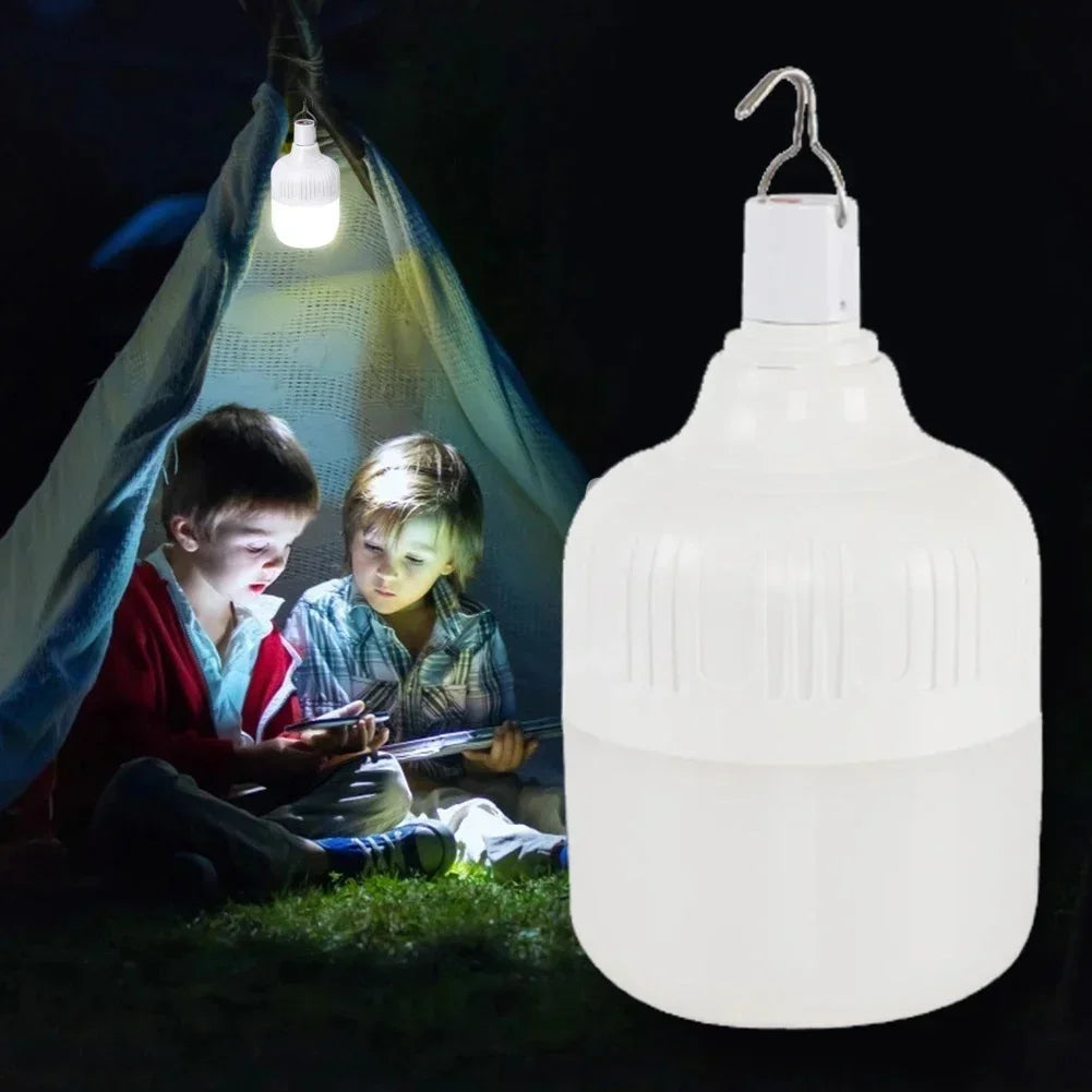 Rechargeable USB Camping LED Bulb with Hook