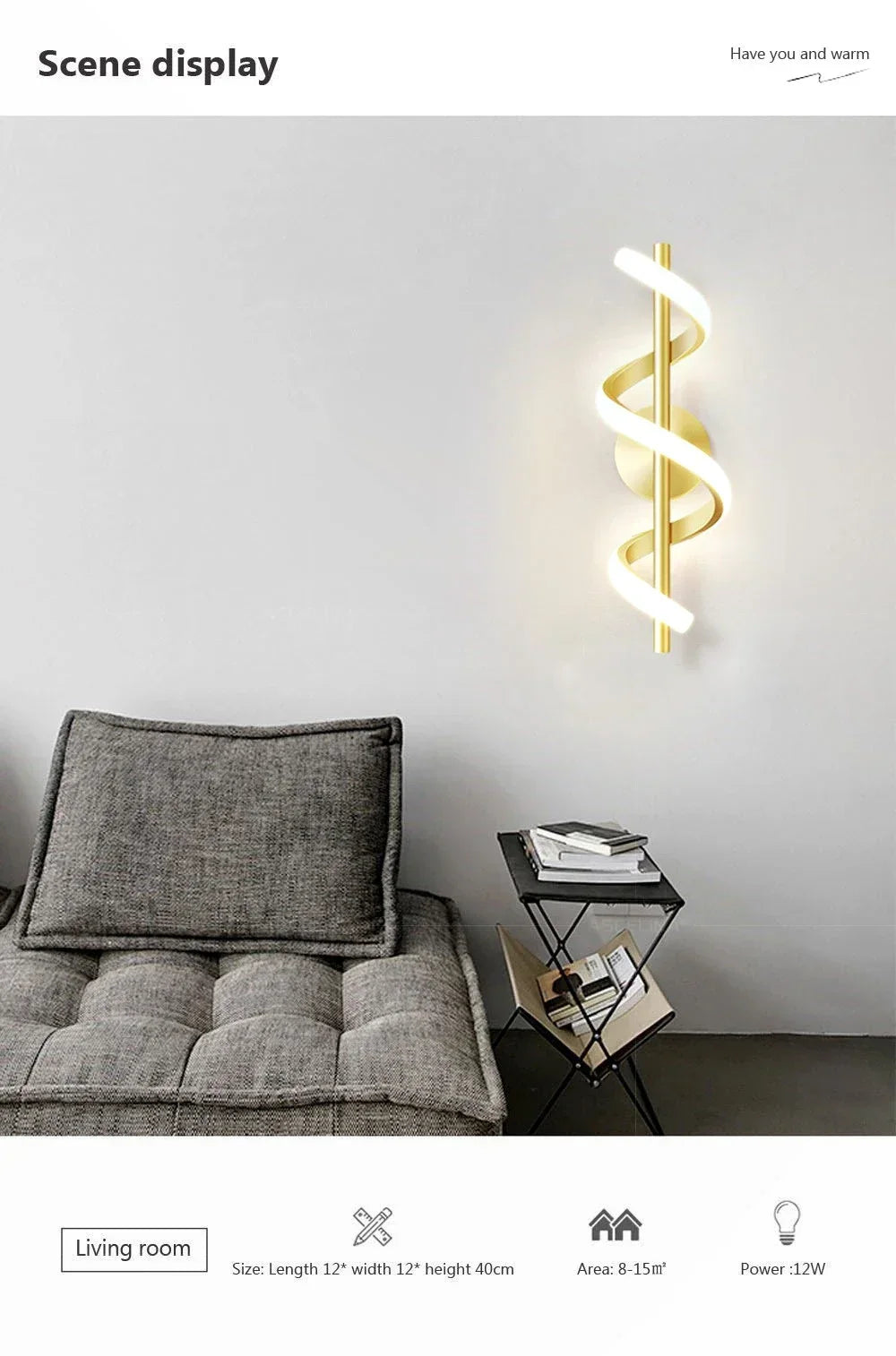 Luxury LED Wall Lamp