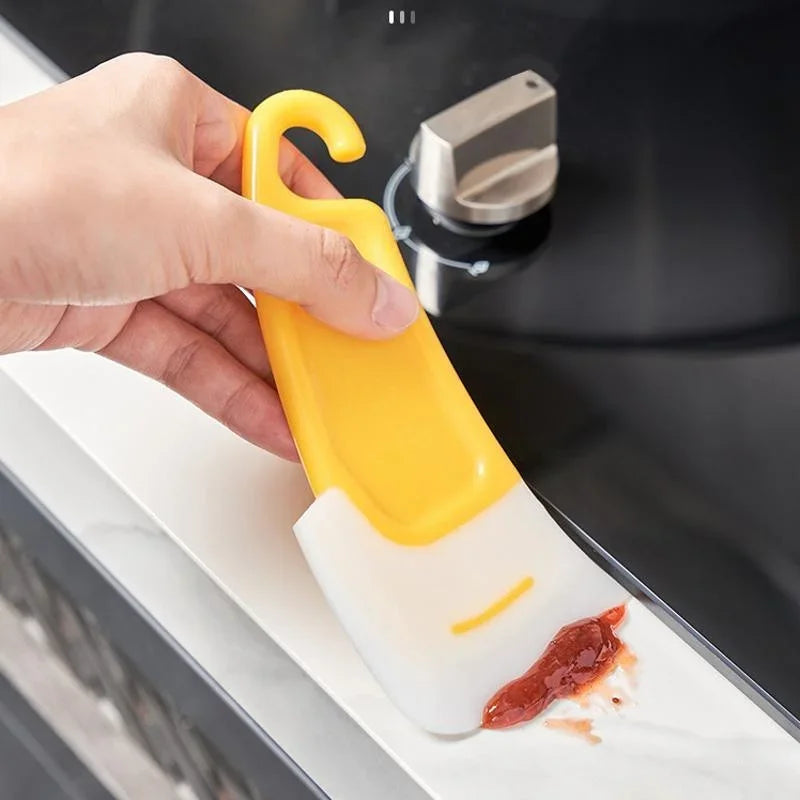 Cleaning Spatula Kitchen Soft Blade Scraper