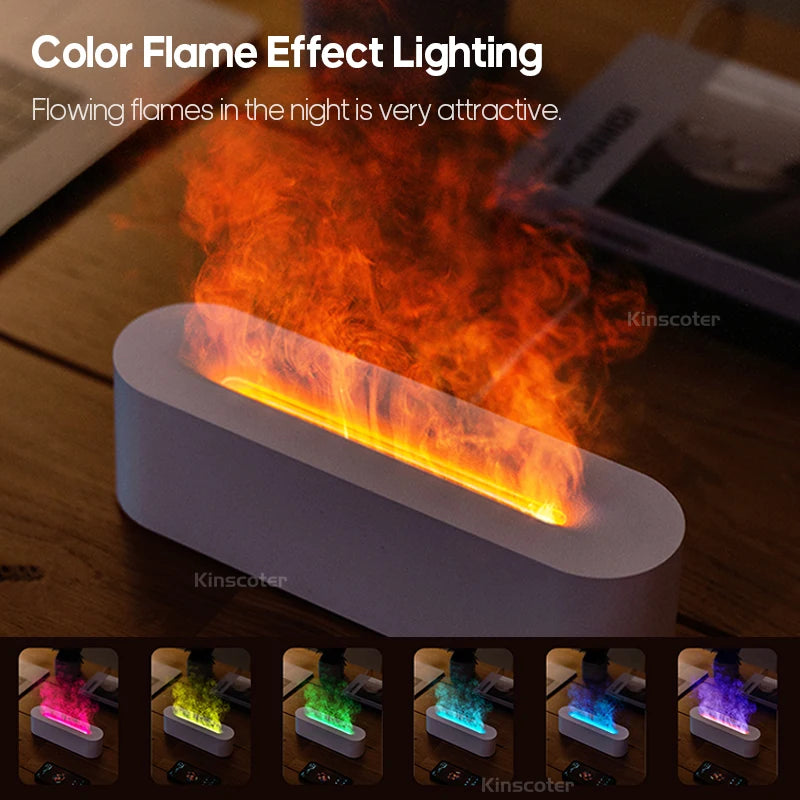RGB Oil Flame Aroma Diffuser