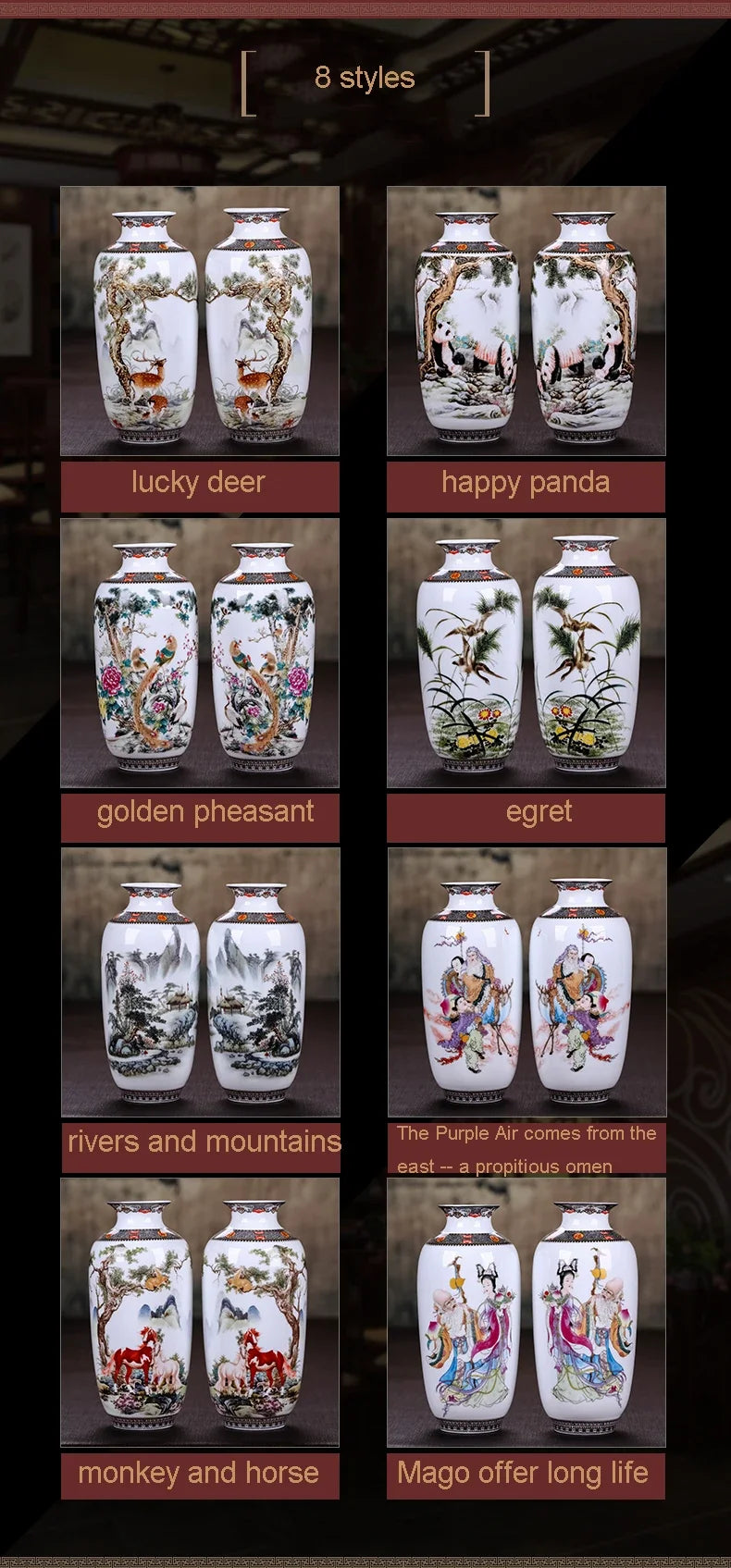 Chinese Traditional Jingdezhen Ceramic Vase
