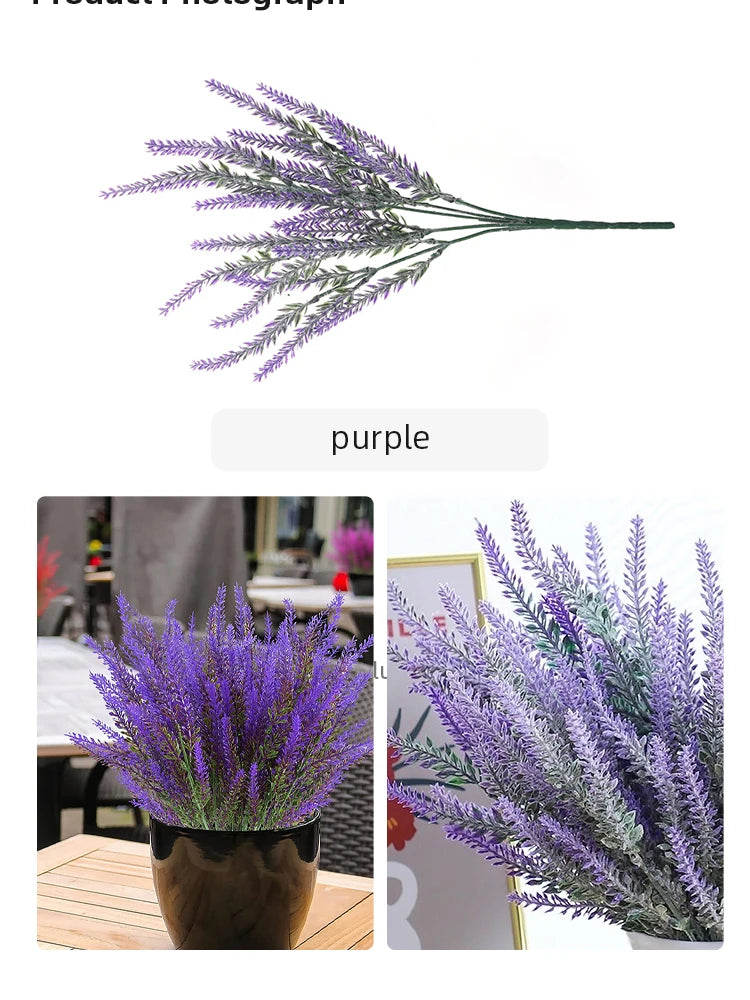 5Pcs Artificial Lavender Flower
