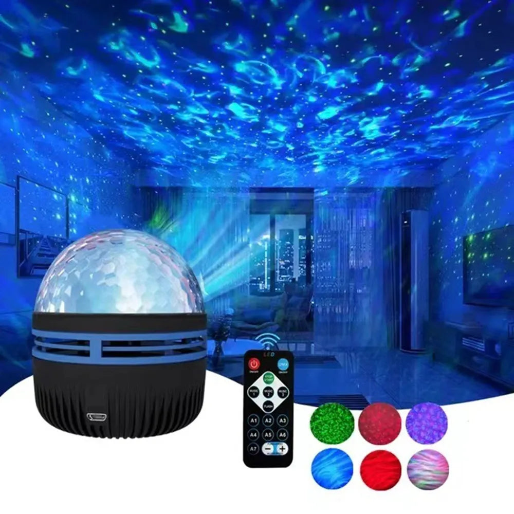 Starry Sky LED Night Light Projector with Remote