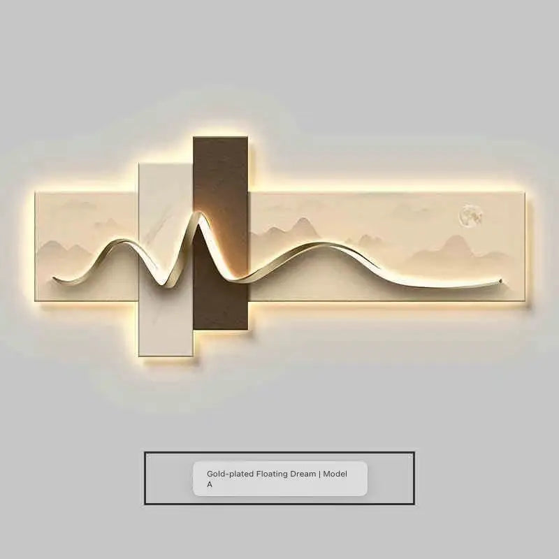 Luxury Wall Art with Light