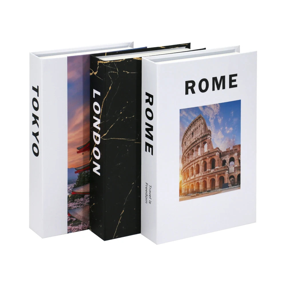 3-Pcs Fashion Fake Book Set (Decoration)