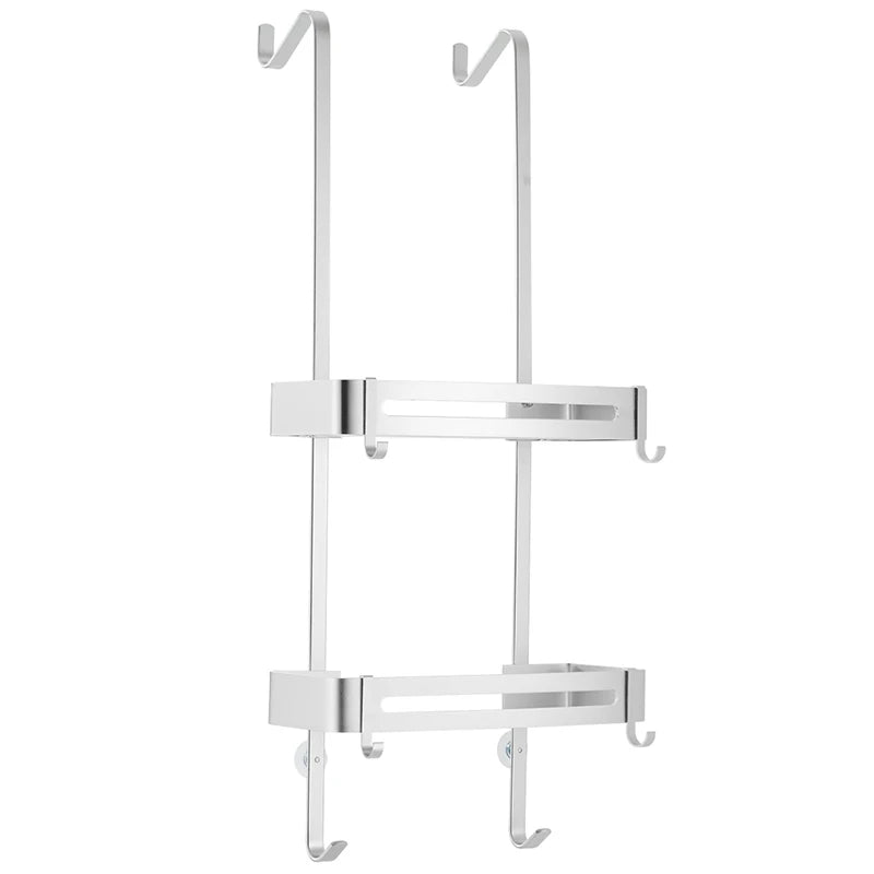 Nail-Free Hanging Bath Shelves