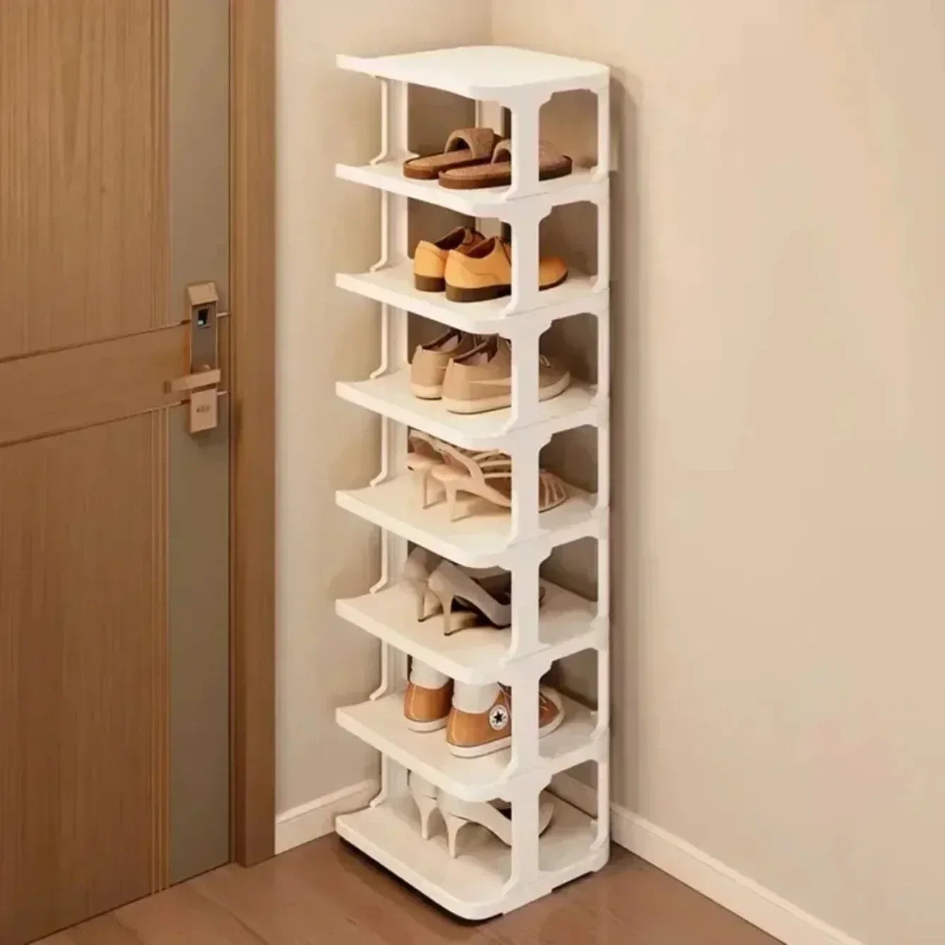 Wall Corner Shoe Shelves