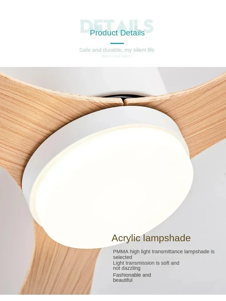 Remote Ceiling Fan &  LED Light