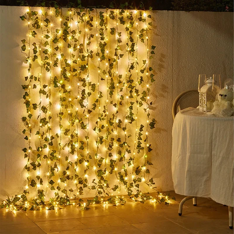 Flower Leaf Garland LED Lights