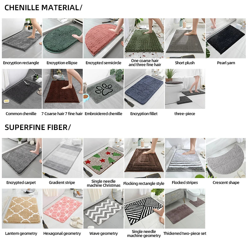 Ultra-Soft Non-Slip Rug & Water Absorber