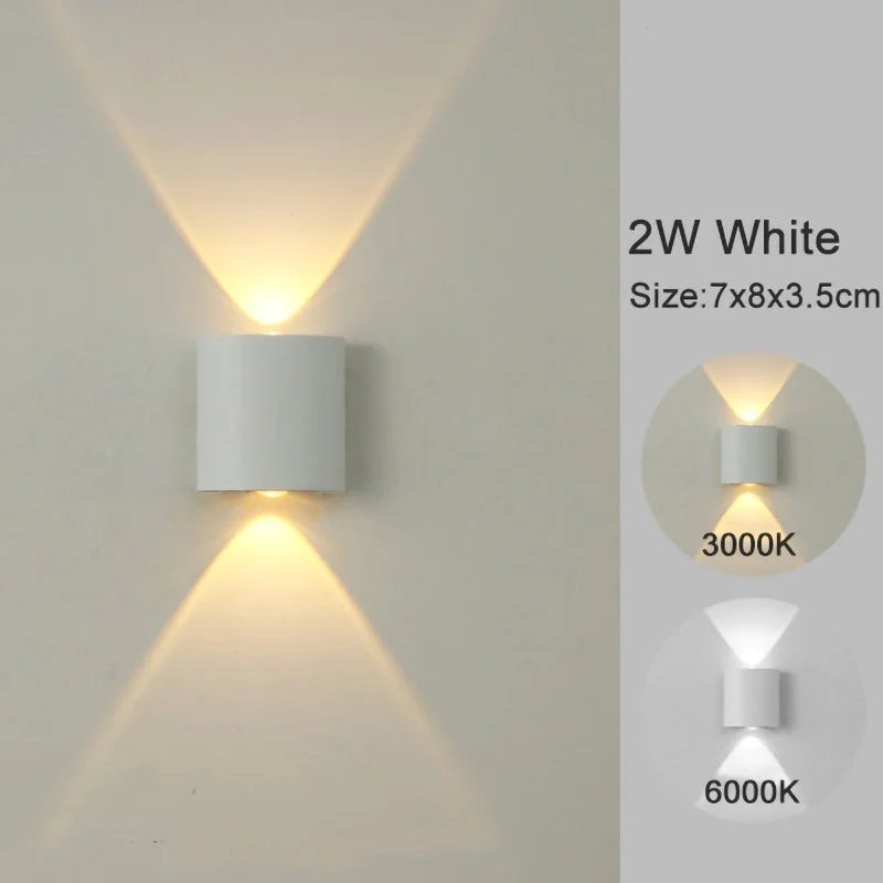 Modern Indoor/Outdoor LED Wall Light