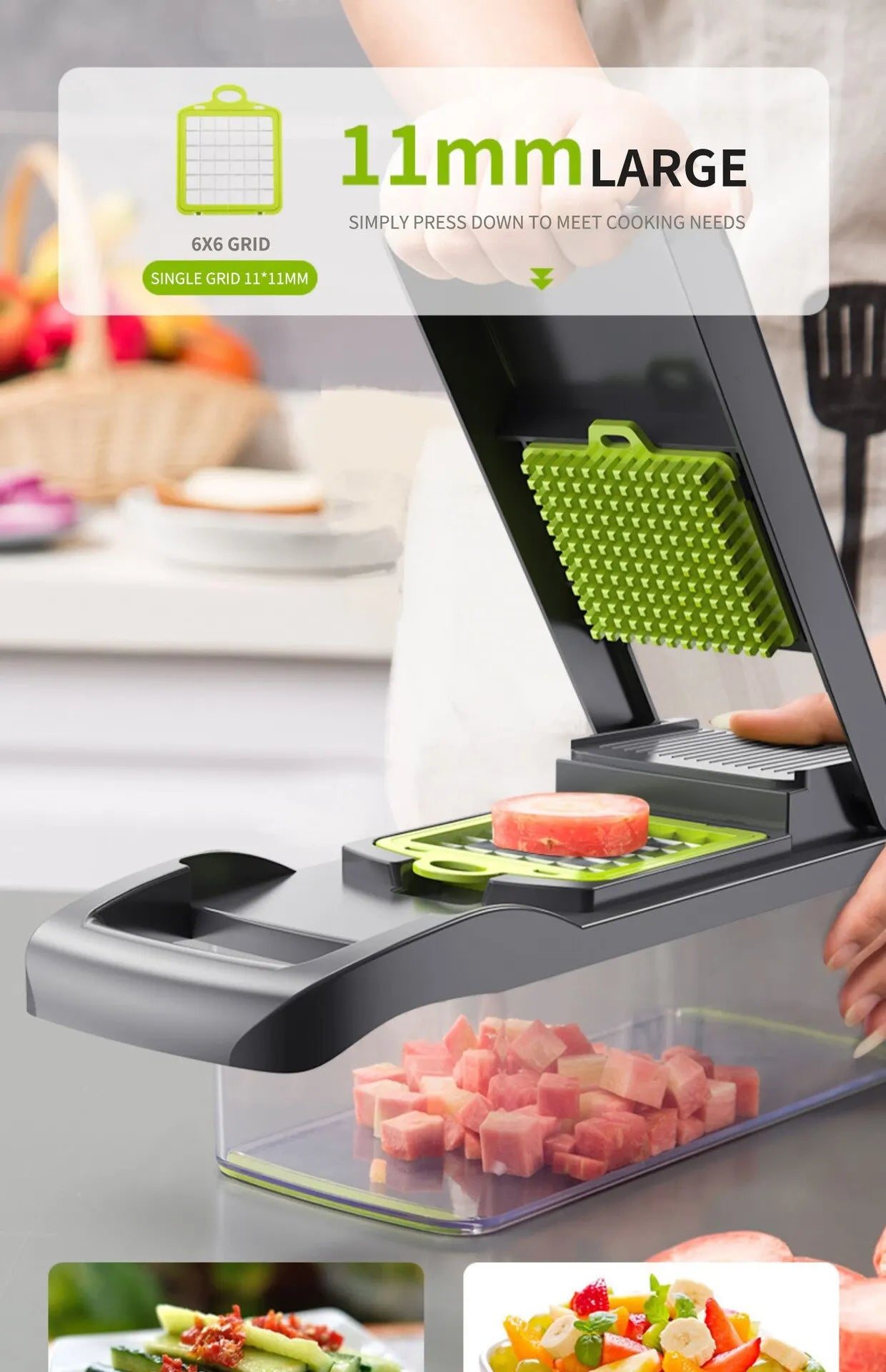 12 in 1 Multifunctional Veggie Slicer & Chopper Set(1 Pc)