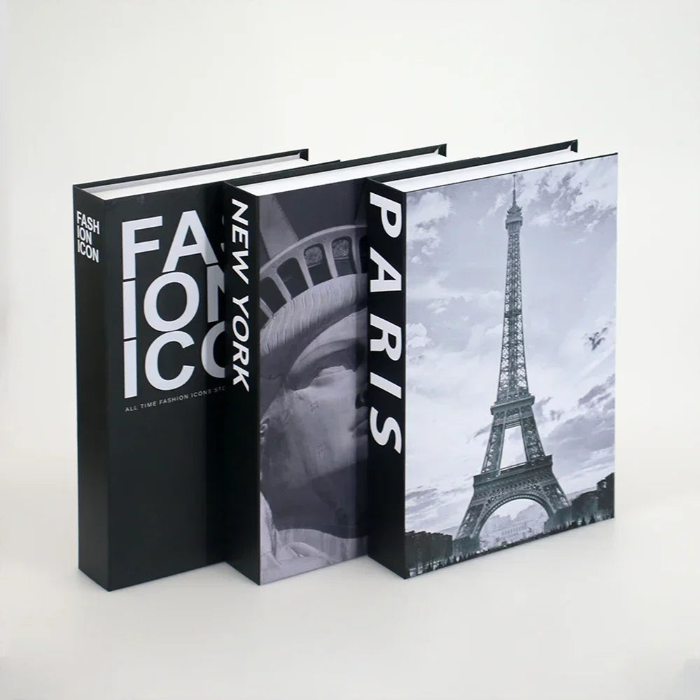 3-Pcs Fashion Fake Book Set (Decoration)