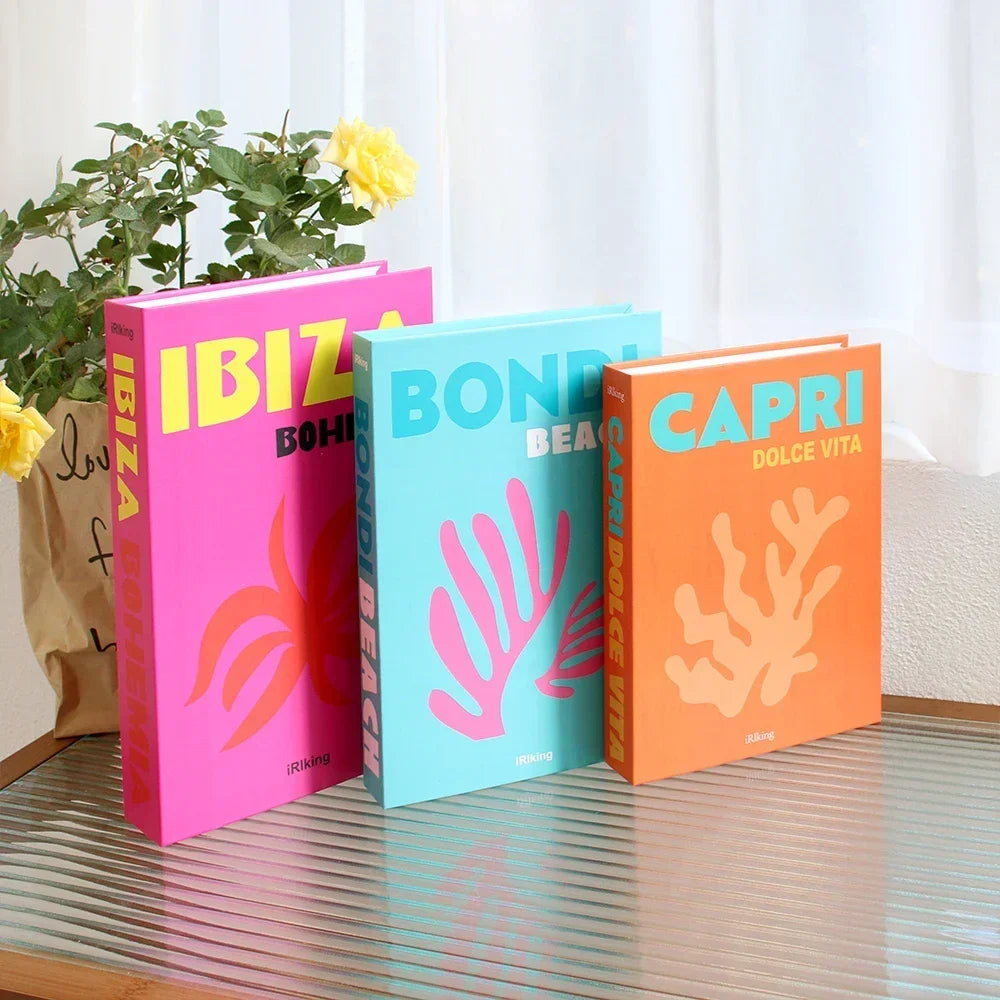 3-Pcs Fashion Fake Book Set (Decoration)