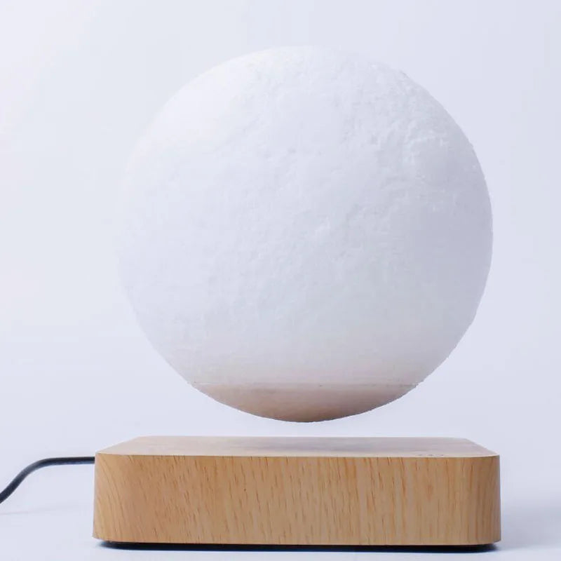 Floating LED Moon Lamp with Magnetic Base