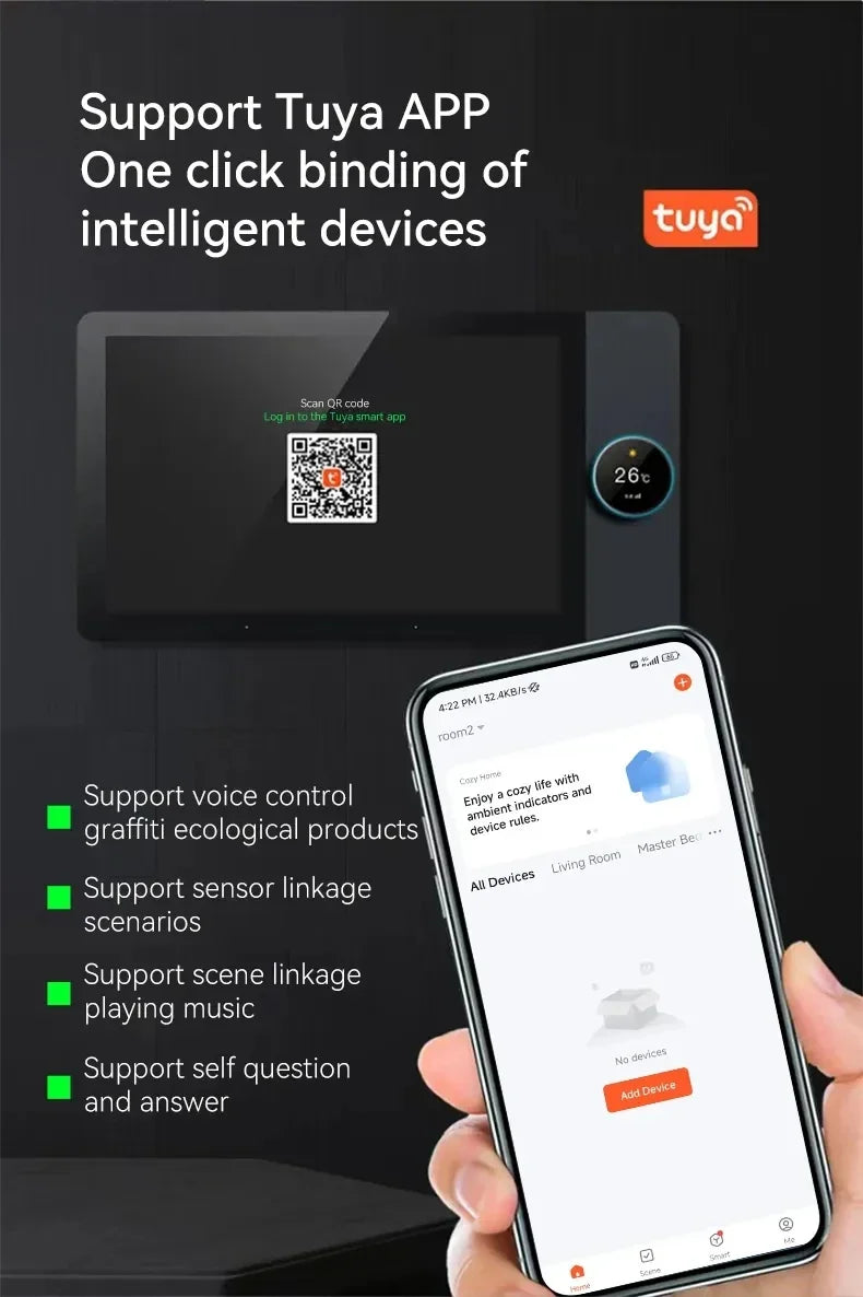 Smart Home Control Hub (Tuya Zigbee)