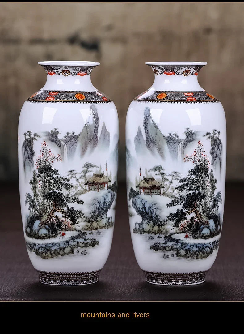 Chinese Traditional Jingdezhen Ceramic Vase
