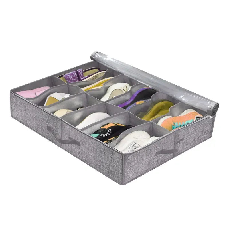 Under-Bed Shoe Organizer (12-Pair)