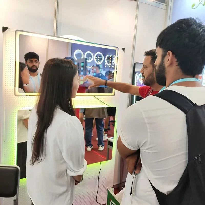 Luxury Glass Smart Mirror with Android TV & LEDs