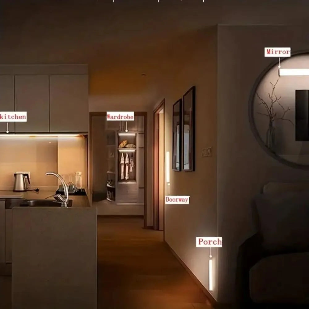 Cabinet Light, Wireless Charging Motion Sensor LED Night Light