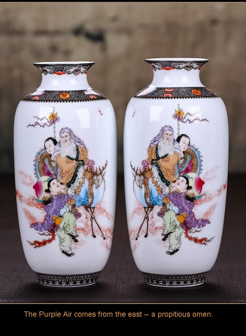 Chinese Traditional Jingdezhen Ceramic Vase