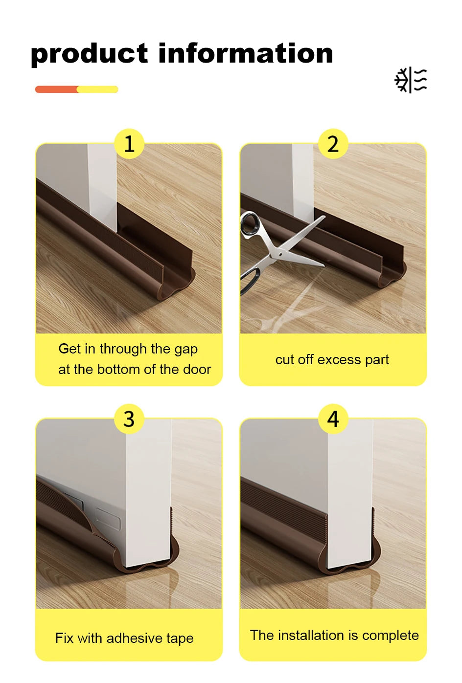 Wind/Dust Door Seal