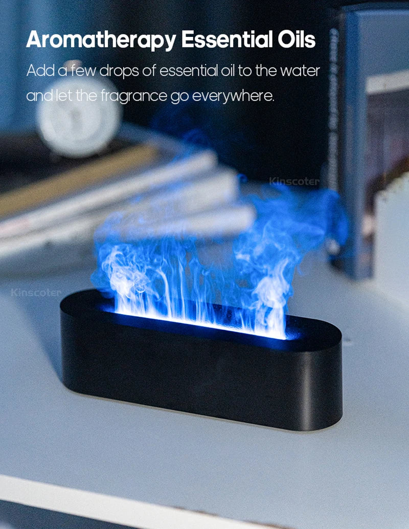 RGB Oil Flame Aroma Diffuser