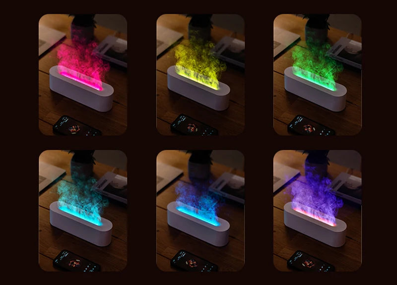 RGB Oil Flame Aroma Diffuser