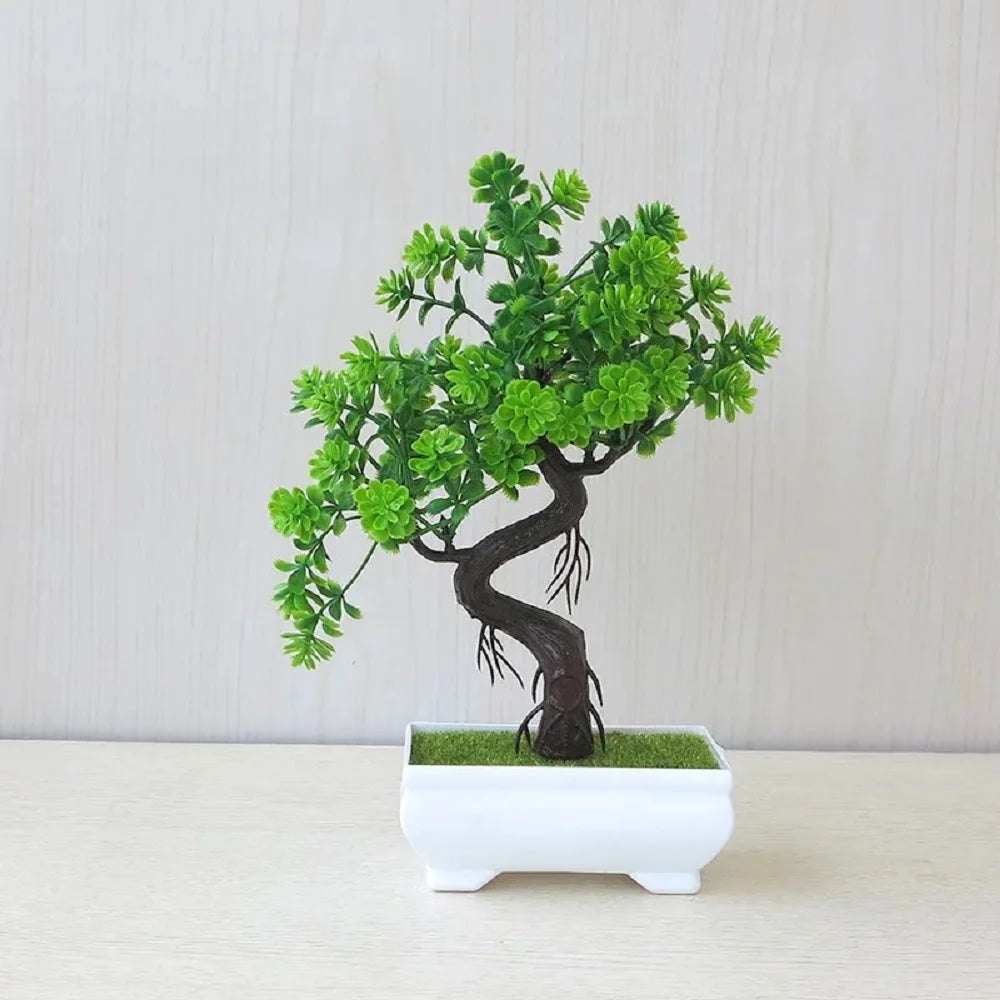 Potted Bonsai Artificial Plant