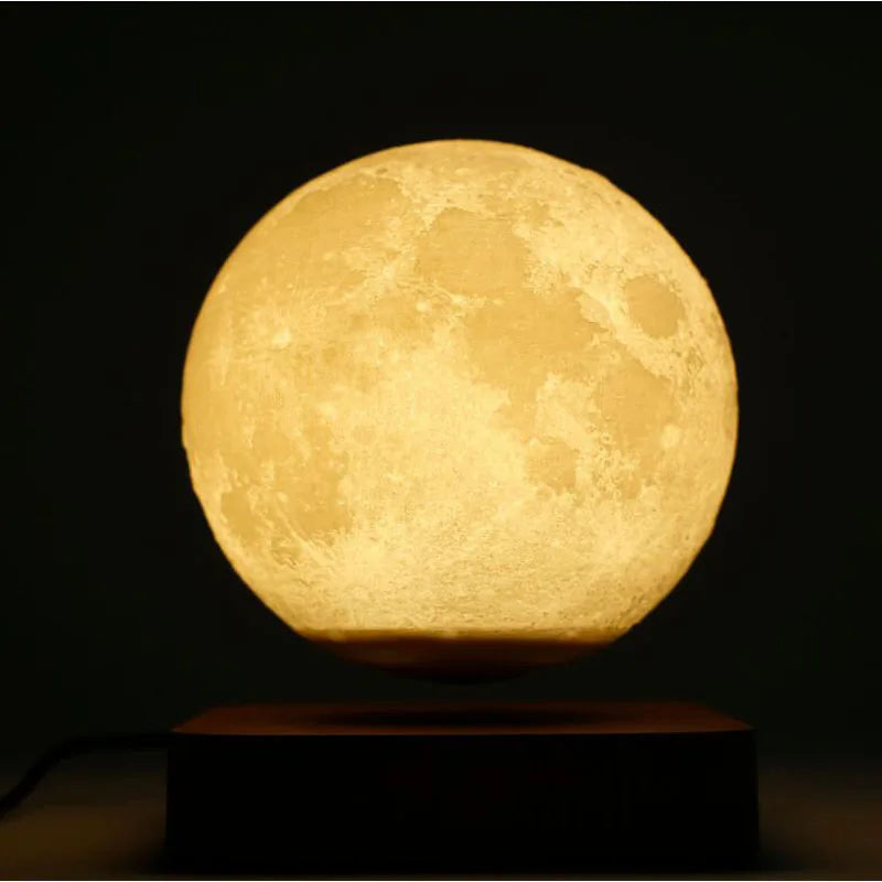 Floating LED Moon Lamp with Magnetic Base