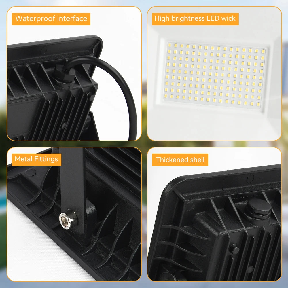 LED Outdoor Floodlight 10W/20W/30W/50W/100W(220V)