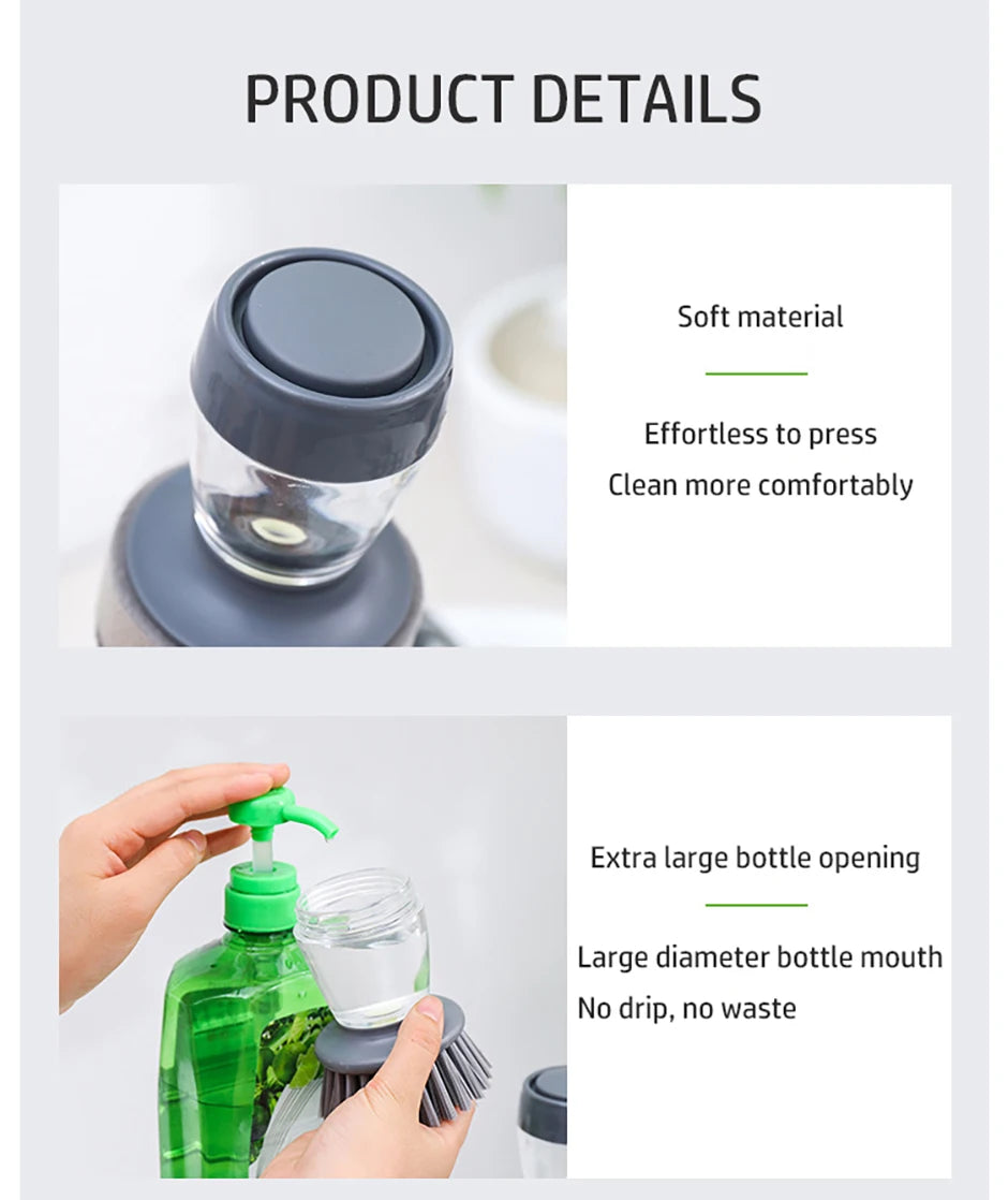 Soap-Dispensing Dish Brush (Only)