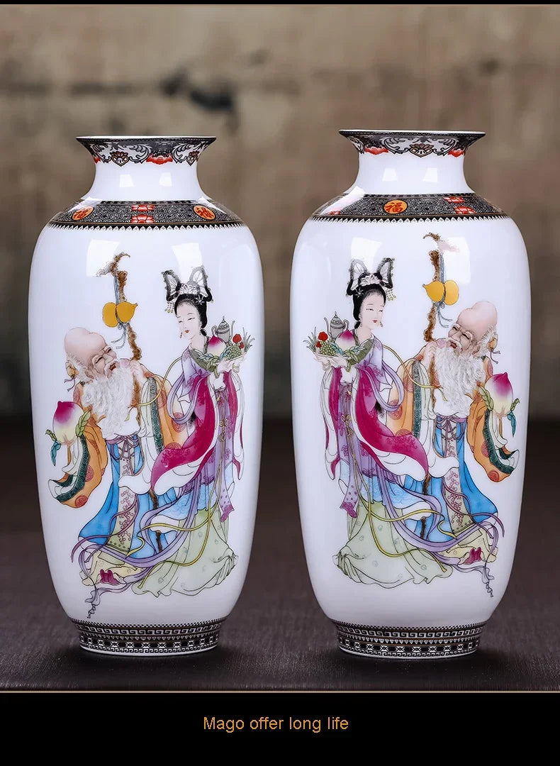 Chinese Traditional Jingdezhen Ceramic Vase