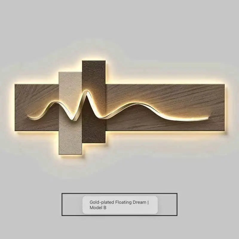 Luxury Wall Art with Light