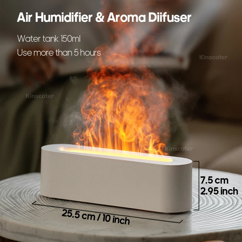 RGB Oil Flame Aroma Diffuser
