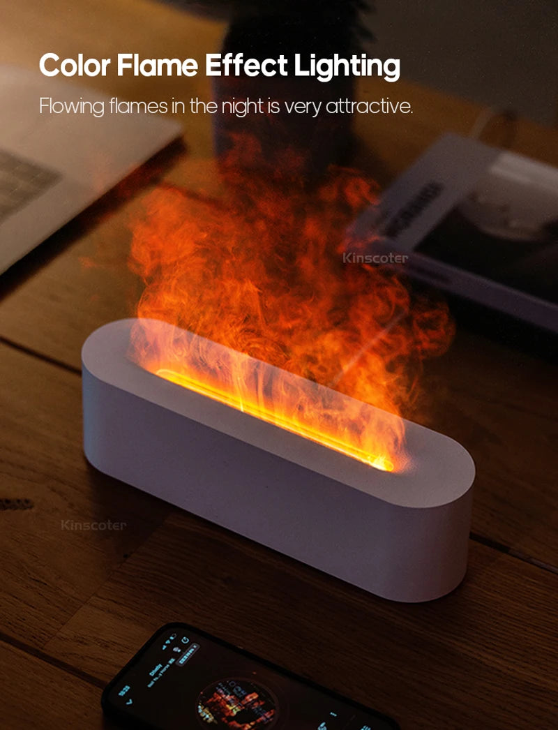 RGB Oil Flame Aroma Diffuser