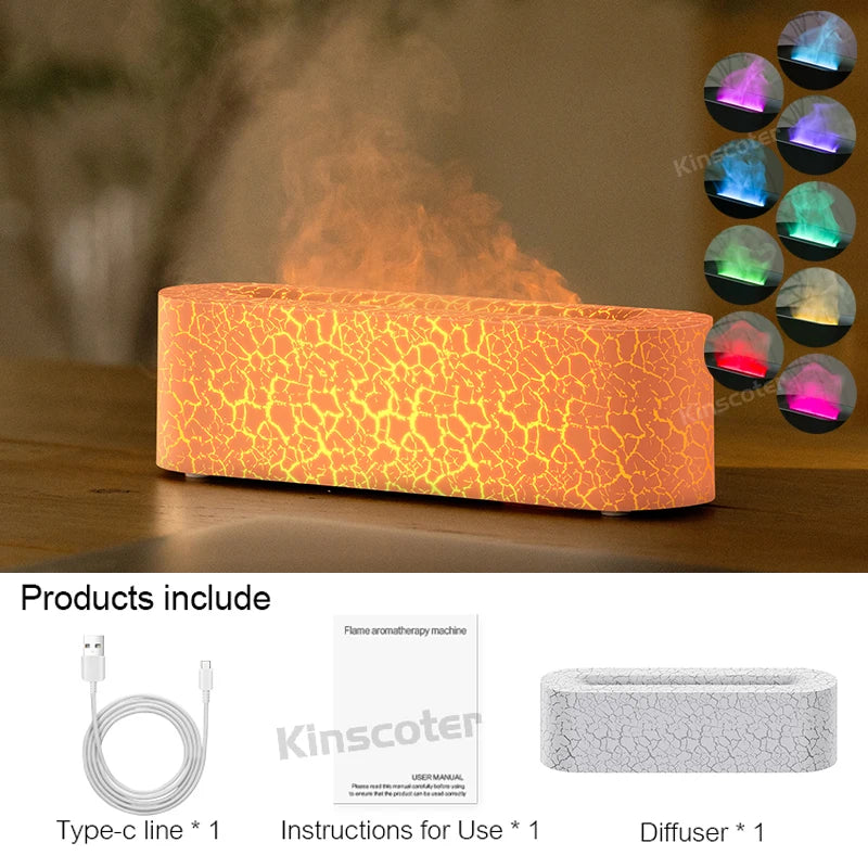 RGB Oil Flame Aroma Diffuser