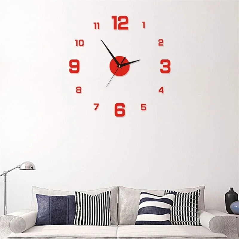 Luminous Digital Clock DIY Stereoscopic Wall Clock